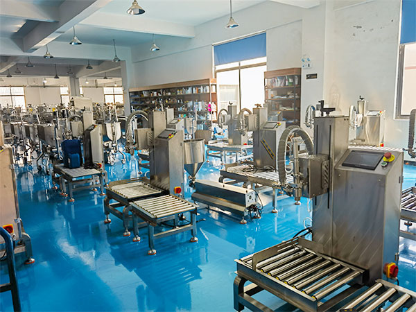 防爆电子称重灌装机流水线